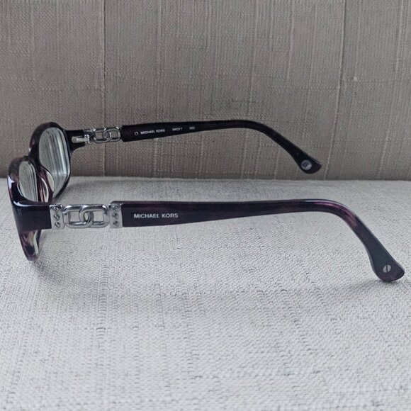 Michael Kors Women Eyeglasses Frame Purple Marble MK217 52[]16 130 Glasses - Picture 10 of 11
